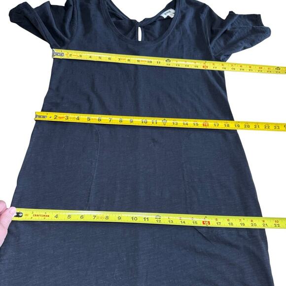 Pact Dress Black M S/S Pockets Organic Cotton Sustainable Ethical Minimalism - Picture 10 of 12